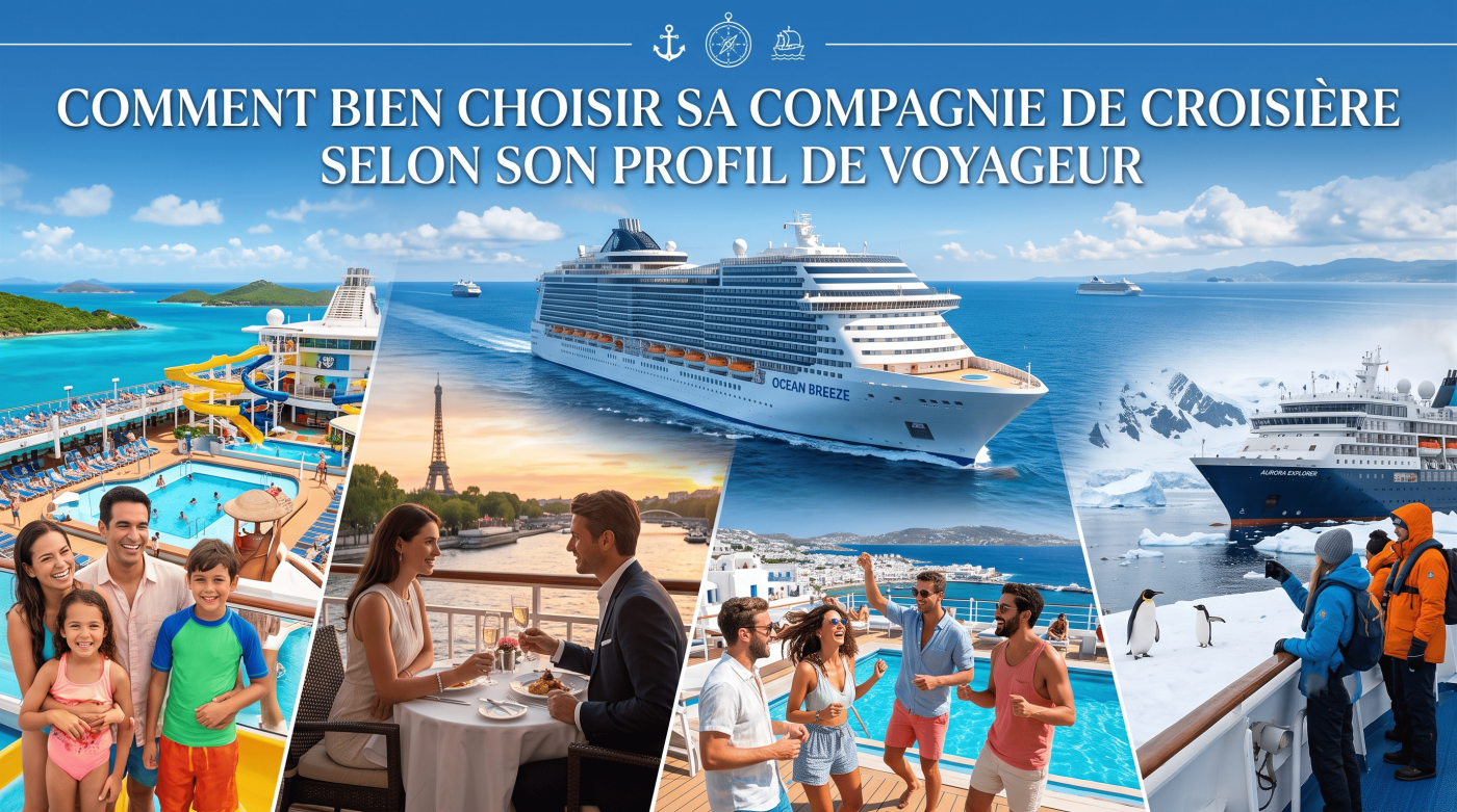 Comment bien choisir sa compagnie de croisière selon son profil de voyageur