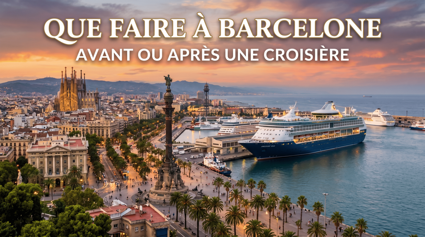 Que faire à Barcelone avant ou après une croisière