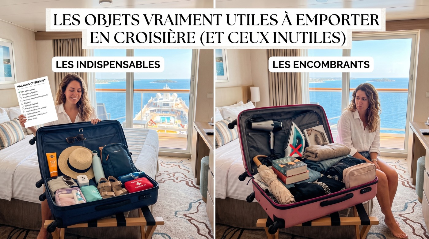 Les objets vraiment utiles à emporter en croisière (et ceux inutiles)