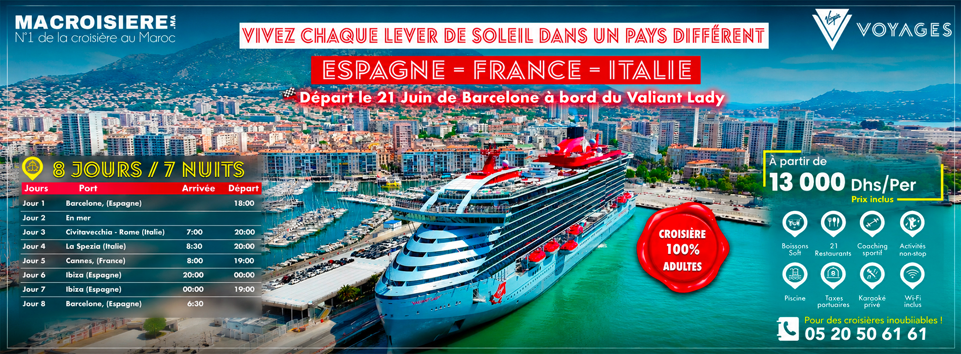 Croisiere au Maroc